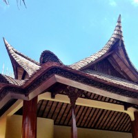 Custom iron wood roofline