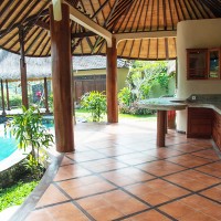 Open concept kitchen view